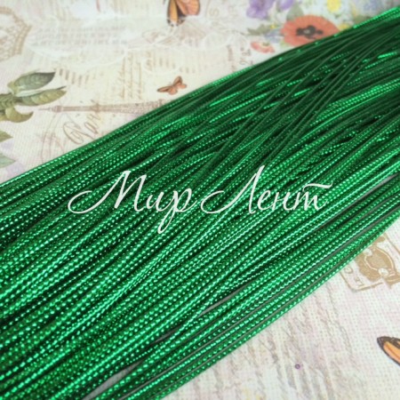 Шнур 1 мм, зелений, ціна за 1 м