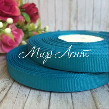 Репс 0,9 см, бірюзовий, рулон 23 м