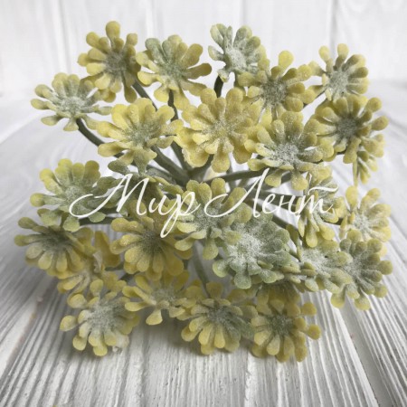 Веточка вакса, 13 см, желтый, шт.