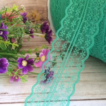 Мереживо квіточка, 4,5 см, м'ятна (не стрейчева)