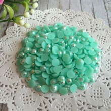 Напівбусина, 6 мм, тиффані перламутр, 100 шт.