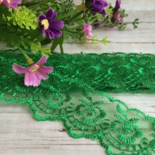 Мереживо яблучко, 4,5 см, зелене, метр