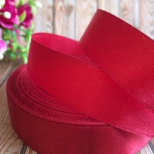 Атлас 2 см, бургунді, метр