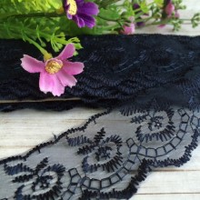 Мереживо яблучко, 4,5 см, сапфірове, метр