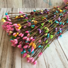 Декоративна гілка з тичинками Big, 65 см, Мікс світлий, шт.