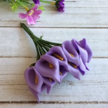 Кали маленькі, 2,5 см, лілові, 1 пучок