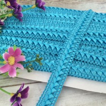 Тесьма самосу, 1,8 см, бірюза