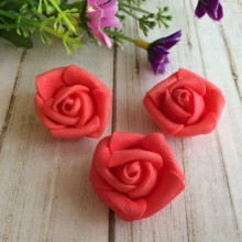 Бутон троянди 3 см, червоний, 1 шт.