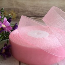 Органза 2 см, світло-рожевий, метр