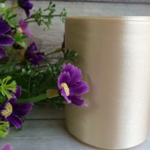 Атлас 7,5 см, молочний, метр