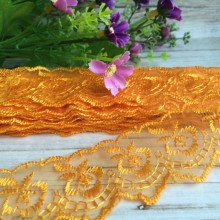 Мереживо яблучко, 4,5 см, оранжеве, метр