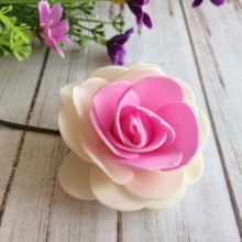 Троянда, 6 см, молочно-рожева