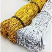 Шнур 0,5мм, срібло, метр