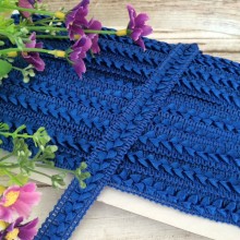 Тесьма самосу, 1,8 см, синя