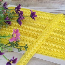 Тесьма самосу, 1,8 см, жовта