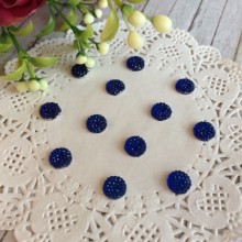 Намисто 8 мм, темно-синя, шт.