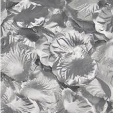 Пелюстки троянд, срібло, 100 шт.