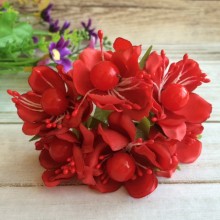 Цвіт яблуні з перлиною, червоний, пучок