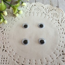 Глазки маленькие, круглые, 0,8 см, 1 пара