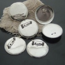 Основа для брошки, 2,5 см, метал