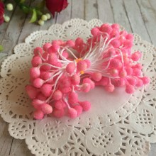 Цукрові тичинки, 4 мм, яскраво-рожеві