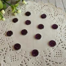 Намисто 8 мм, темно-фіолетова, шт.