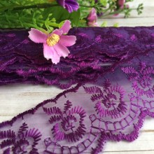 Мереживо яблучко, 4,5 см, темно-фіолетовий, метр