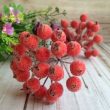 Ягідки в цукрі, 11 мм, оранжеві