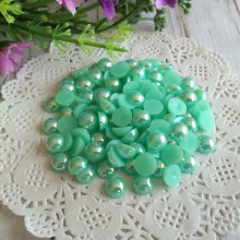 Напівбусина, 8 мм, тиффані перламутр, 100 шт.