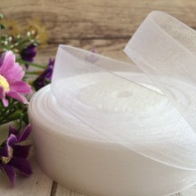 Органза 2 см, білий, метр