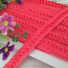 Тесьма самосу, 1,8 см, кораловий