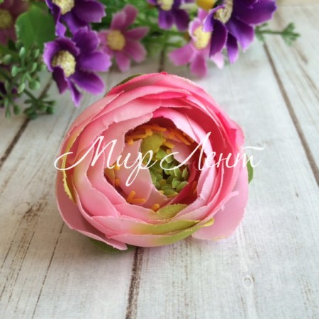 Бутон ранункулюса, 4-5 см, розовый, шт.