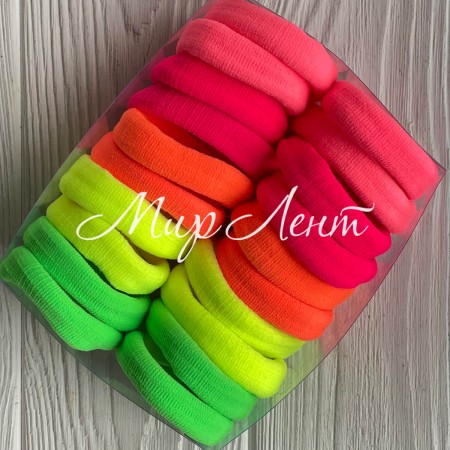 Резинка в коробці (велика), 5 см, яскраві тони, упаковка 20 шт.