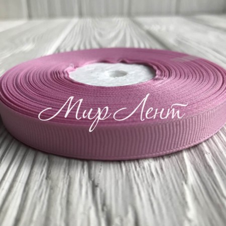 Репс 0,9 см, рожево-бузковий, рулон 23 м