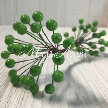 Калина глянсова, 8 мм, яскраво-зелена, шт.