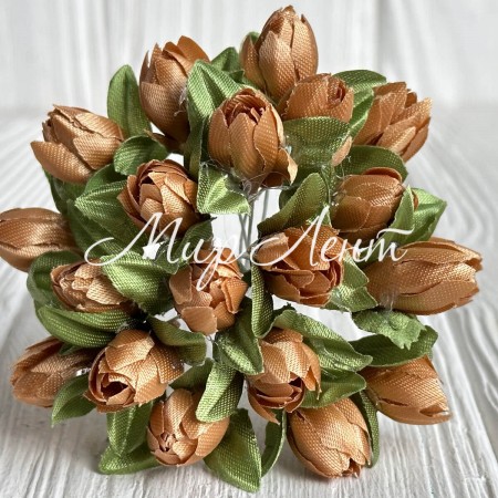 Пролісок, 2 см, насичено-золотий, пучок з 20 квіточок