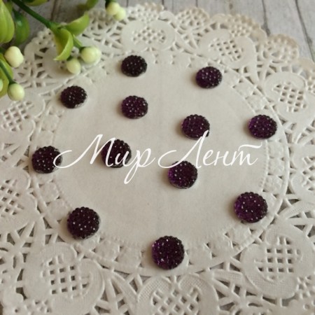 Намисто 8 мм, темно-фіолетова, шт.