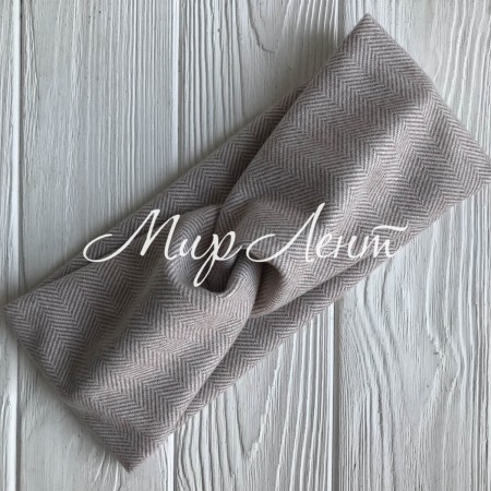 Кафемірова пов'язка, 11 см, бежевий, шт.