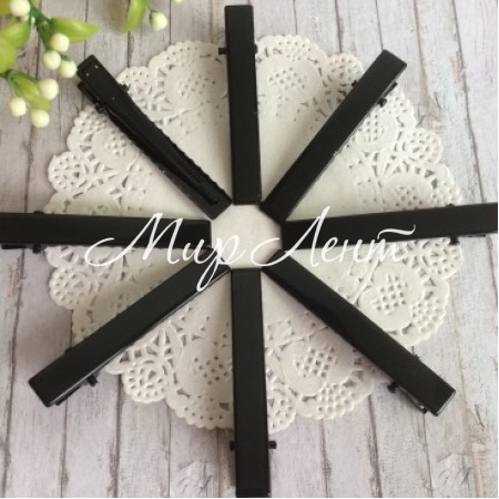 Крокодил черный (метал), 5.6 см, за 1 шт.