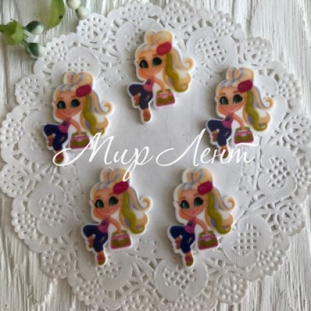 Кабошон Hairdorables, 3,5 см, з магнітофоном, шт.