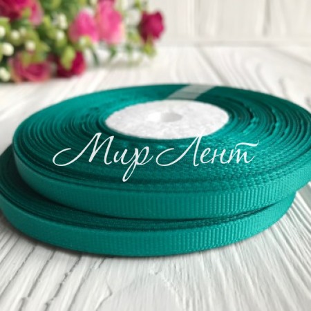 Репс 0,6 см, изумрудный, рулон 23 м