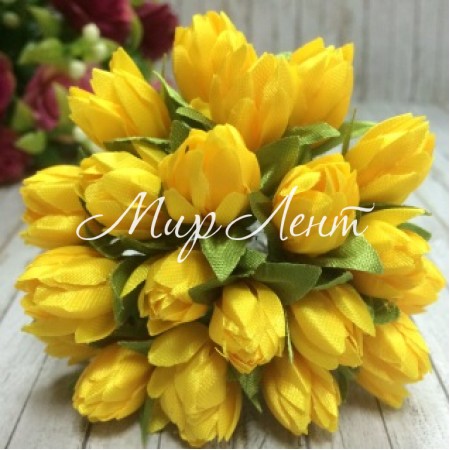Пролісок, 2 см, жовтий, пучок з 20 квіточок