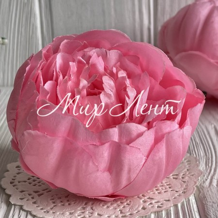 Півонія тканинна, 8 см, рожевий, шт.