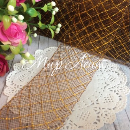 Регілін, 4,5 см, шоколадний із золотом