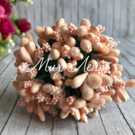 Гілочка з тичинками, світло-персиковий, пучок