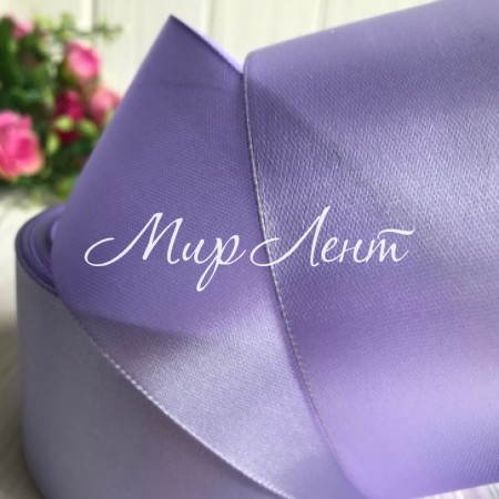 Атлас 4 см, світло-ліловий, метр